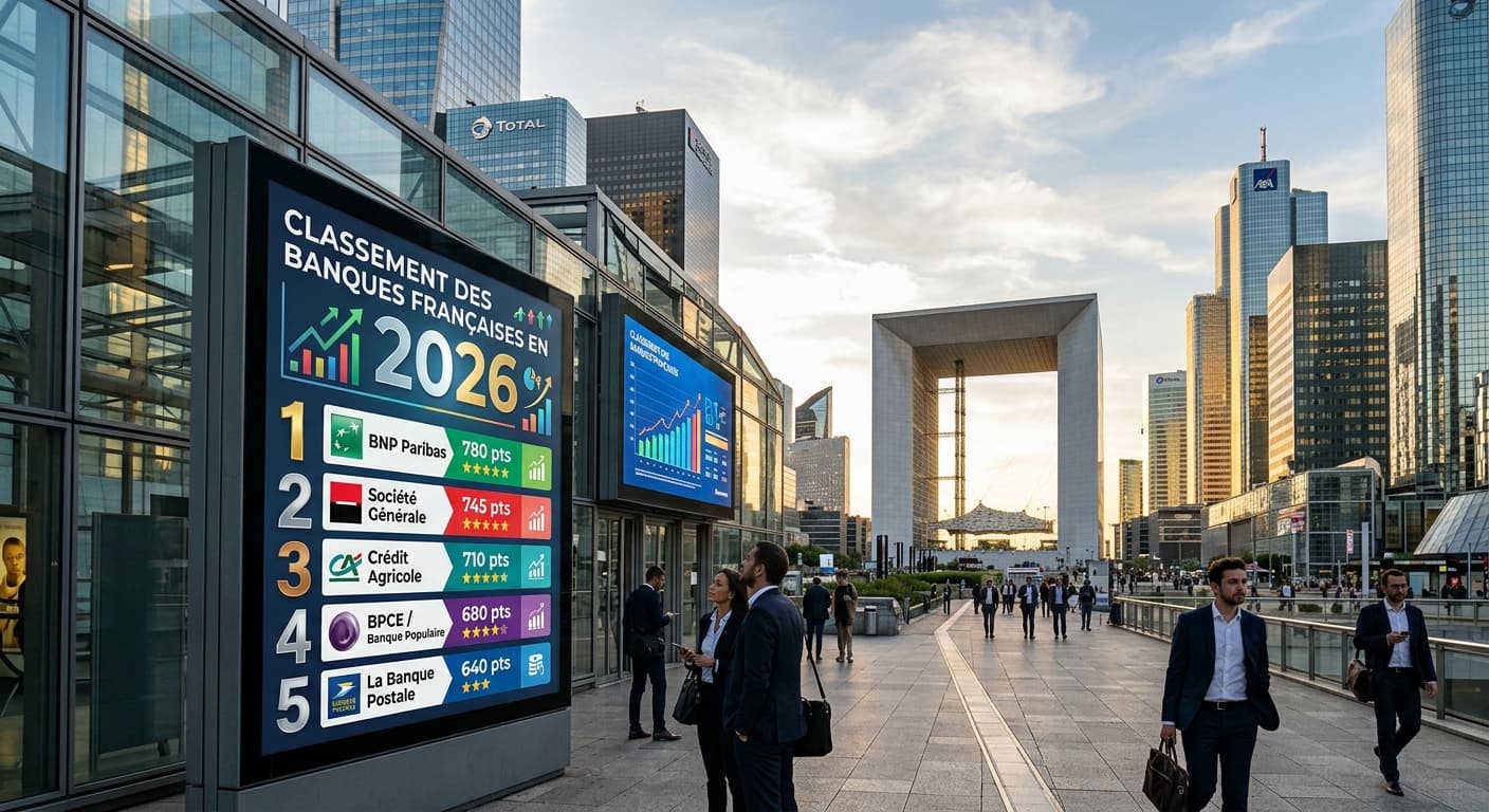 Classement des banques françaises en 2026 : liste complète